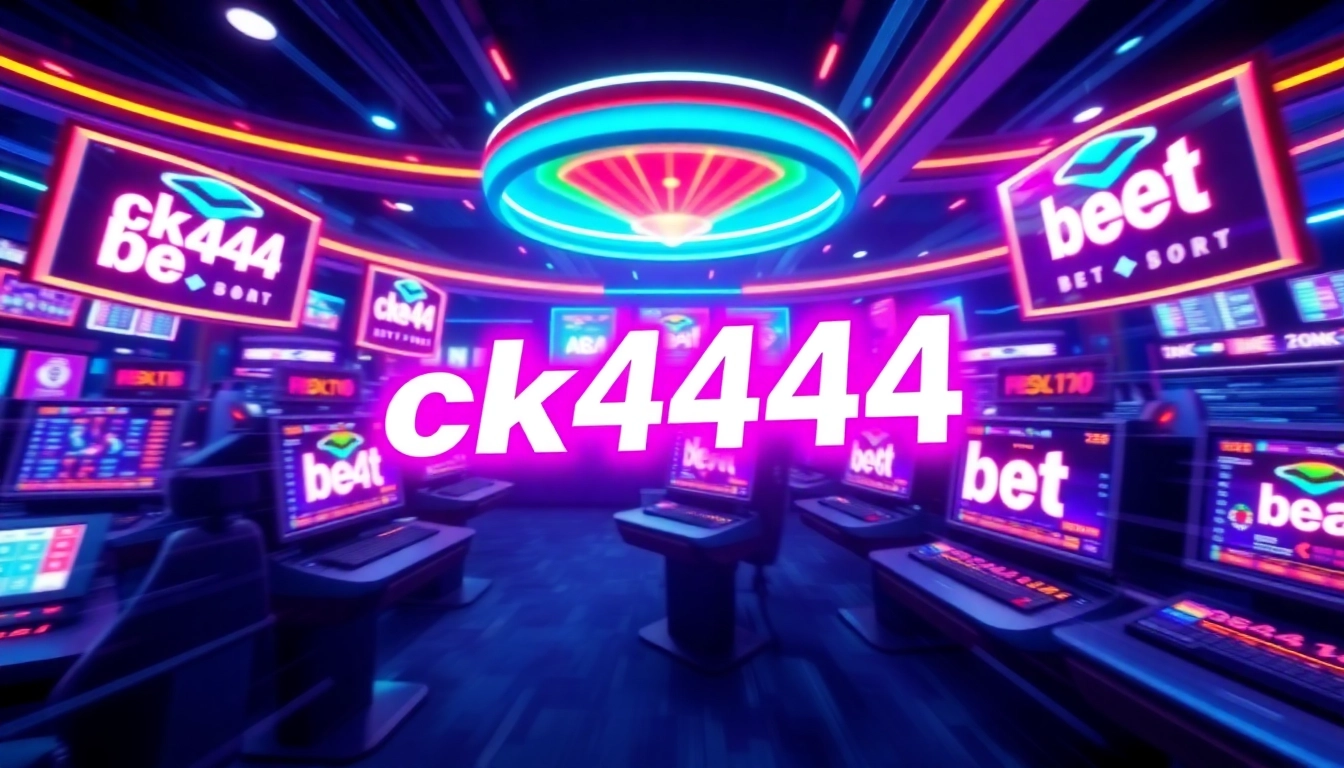 Engage with ck4444 bet on a sleek online gambling platform, offering slot, table, and sports betting with vibrant visuals.