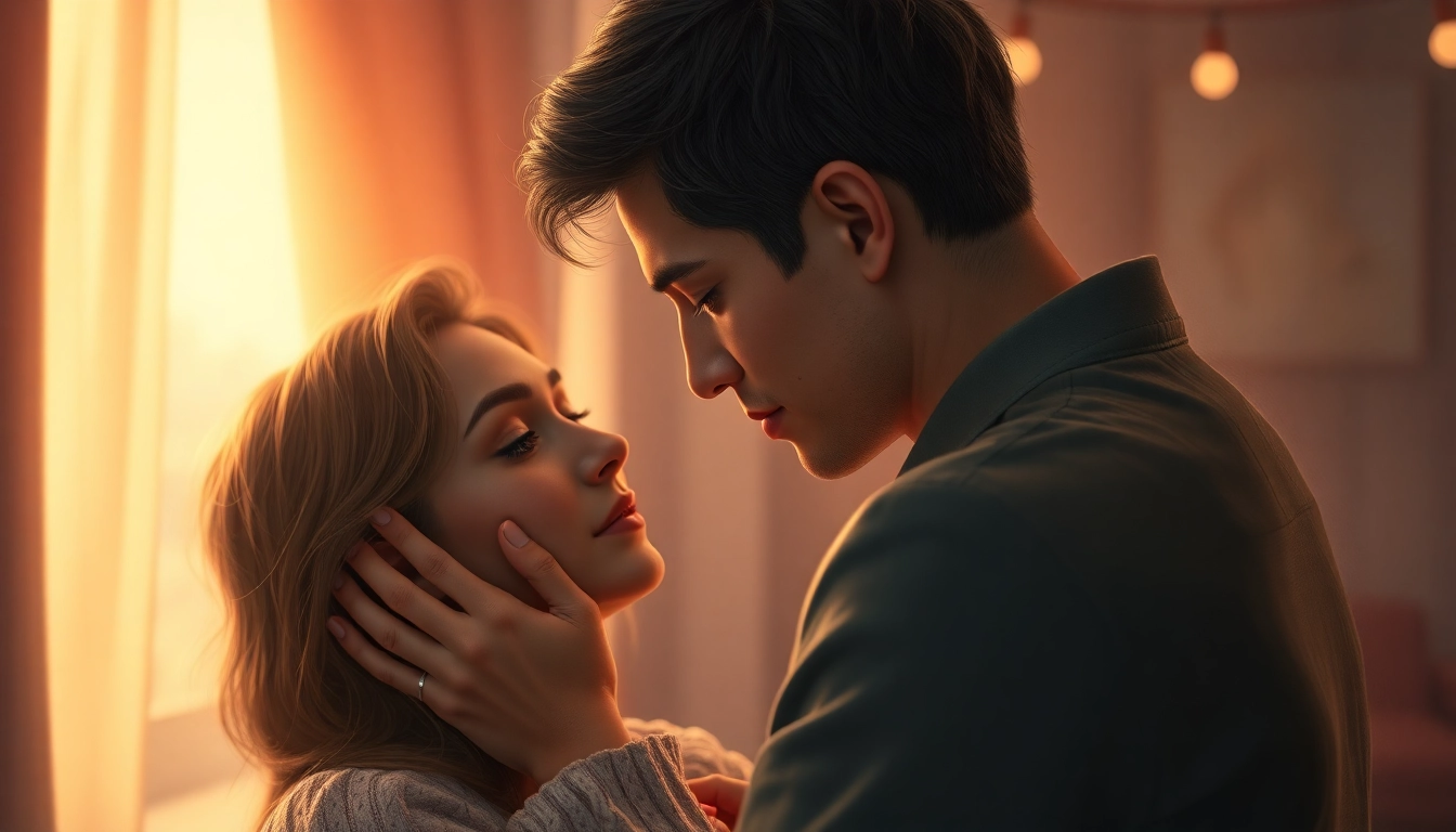 A detailed shot showcasing an expressive nsfw image generator creating intimate, realistic visuals with soft lighting and vibrant colors for adult art content.
